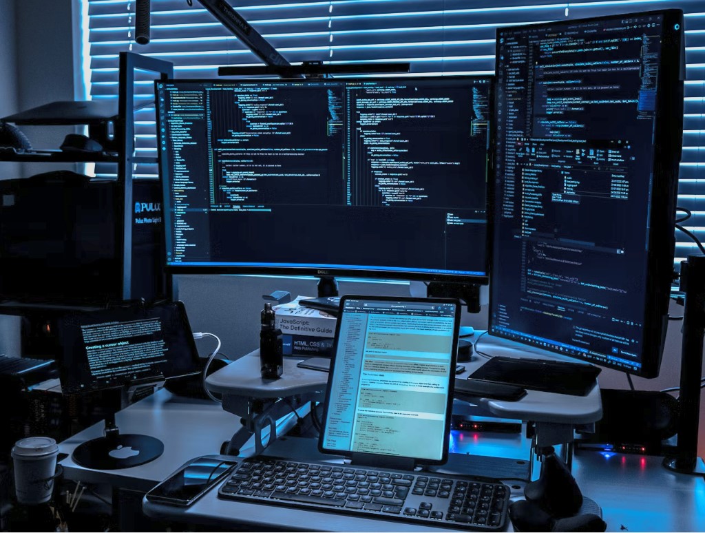 Advanced Multi-Monitor Engineering Workstation